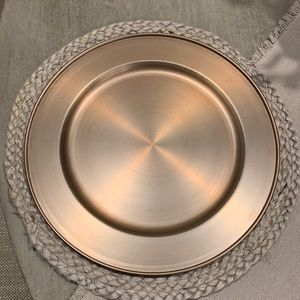 SOLD Hearth & Hand brand charger plates (set of 4)